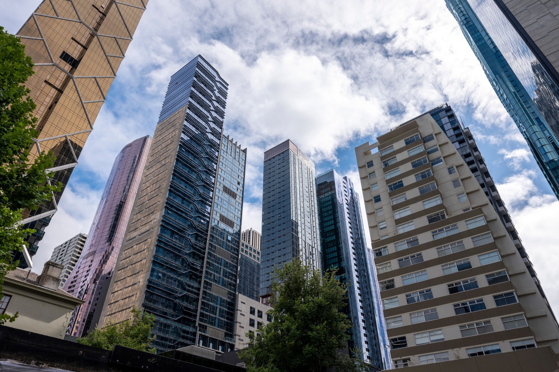 Modern office blocks in Downtown Melbourne, Australia